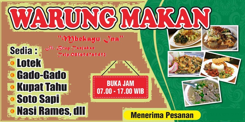 Makanan sia saji dalam berbagai menu dengan harga terjangkau dan rasa tidak mengecewakan