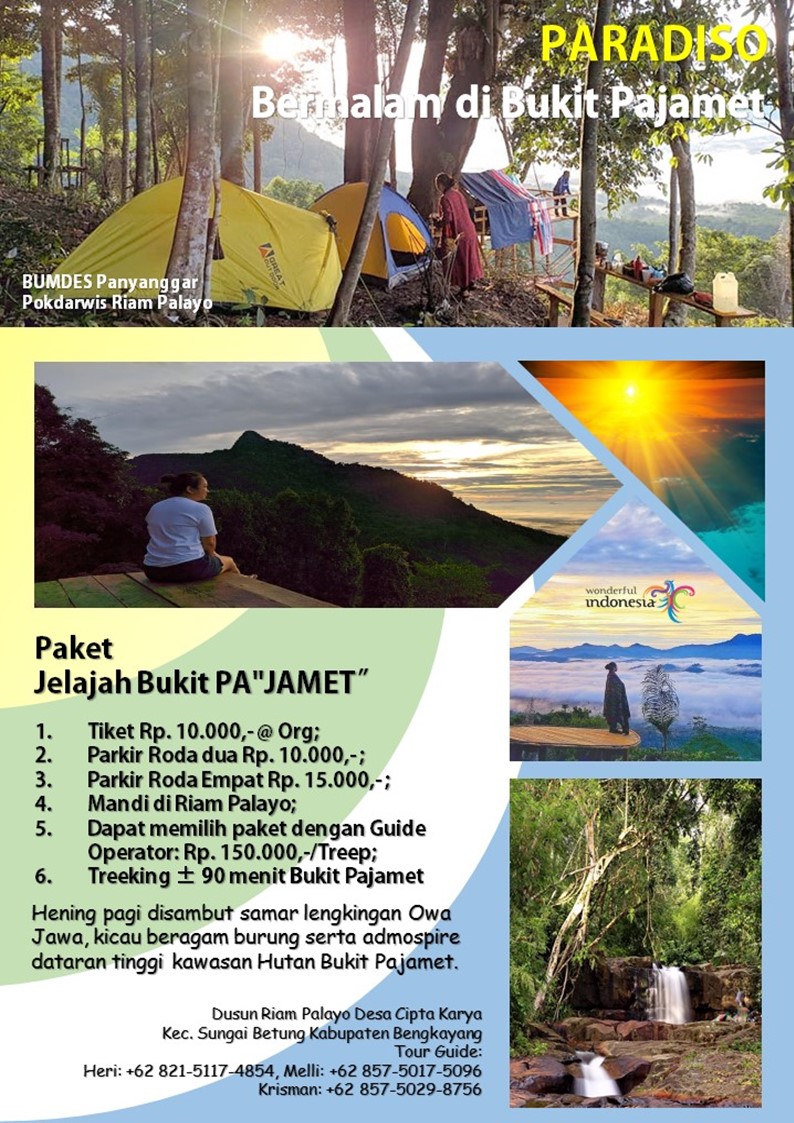 Wisata Alam Riam Palayo dan Bukit Pajamet